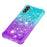 For Samsung Galaxy A34 5G TPU Case Gradient Quicksand Phone Back Cover - Sky Blue  /  Purple - 3