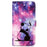 For Samsung Galaxy A54 5G Leather Case with Strap and Card Holder Pattern Printing Phone Stand Cover - Baby Panda - 5