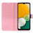 For Samsung Galaxy A54 5G Leather Case 3D Pattern Printing Wallet Stand Mobile Cover with Strap - Flower - 2