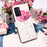 For Samsung Galaxy A54 5G Leather Case 3D Pattern Printing Wallet Stand Mobile Cover with Strap - Flower - 5
