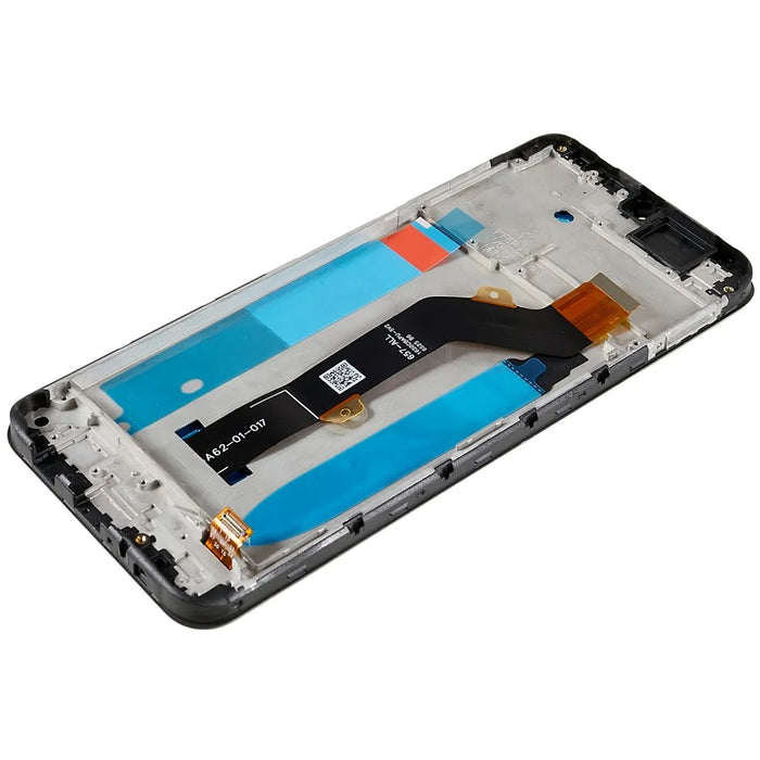 For Tecno Spark 7T 4G KF6p Grade C LCD Screen and Digitizer Assembly + Frame Replacement Part (without Logo) - 4