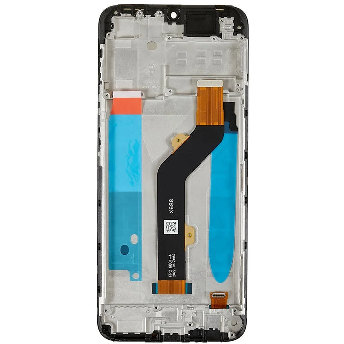 For Tecno Spark 7P 2021 KF7J Grade C LCD Screen and Digitizer Assembly + Frame Replacement Part (without Logo) - 3