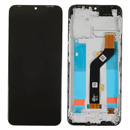 For Infinix Hot 10s X689 X689B X689D / Hot 10T X689C Grade C LCD Screen and Digitizer Assembly + Frame Replacement Part (without Logo) - 1