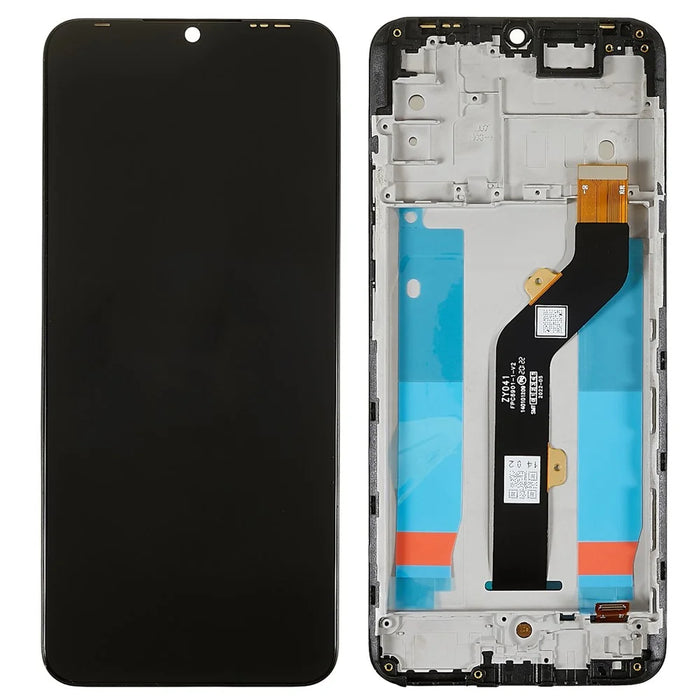 For Tecno Pouvoir 4 2020 LC7 Grade C LCD Screen and Digitizer Assembly + Frame Replacement Part (without Logo) - 1
