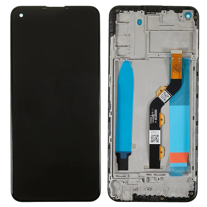 For Infinix S5 4G X652 Grade C LCD Screen and Digitizer Assembly + Frame Replacement Part (without Logo) - 1