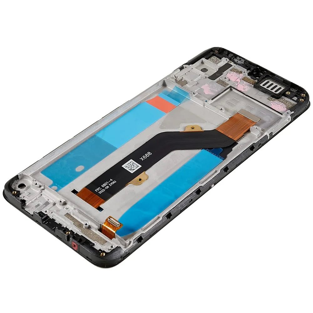 For Infinix Hot 10 Play X688 Grade C LCD Screen and Digitizer Assembly + Frame Replacement Part (without Logo) - 4