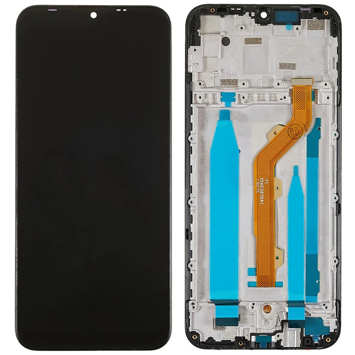 For Infinix Smart 4 4G X653 Grade C LCD Screen and Digitizer Assembly + Frame Replacement Part (without Logo) - 1
