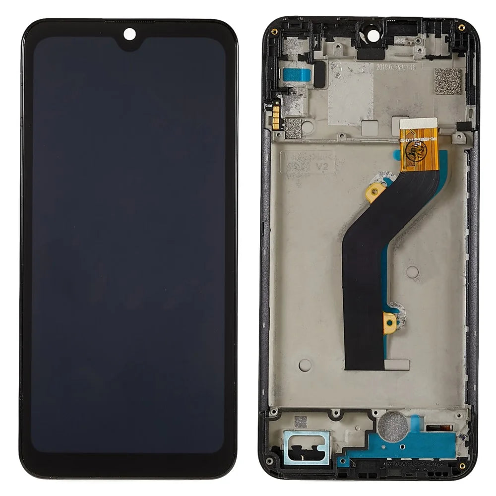 For itel S15 Grade C LCD Screen and Digitizer Assembly + Frame Replacement Part (without Logo) - 1