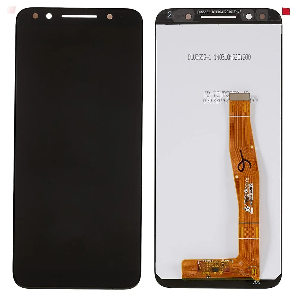 For TCL C5 5152D Grade S OEM LCD Screen and Digitizer Assembly Replacement Part (without Logo) - 1
