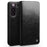 QIALINO For Samsung Galaxy S23 Genuine Leather Phone Case Drop-Proof Flip Cover Wallet Stand - Black - 1