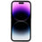 For iPhone 14 Pro Max Precise Cutout Liquid Silicone Texture Back Case Arc Edge  2.0mm Thick TPU Anti-Scratch Phone Cover - Black - 3