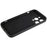 For iPhone 14 Pro Max Precise Cutout Liquid Silicone Texture Back Case Arc Edge  2.0mm Thick TPU Anti-Scratch Phone Cover - Black - 6
