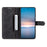 AZNS For Samsung Galaxy S23+ PU Leather Shockproof Phone Case Wallet Stand Folio Flip Cover - Black - 2