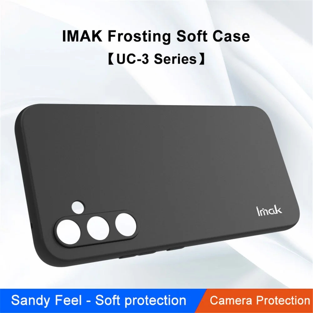 IMAK UC-3 Series for Samsung Galaxy A34 5G Matte Soft TPU Phone Case Drop-proof Mobile Phone Back Cover - 2