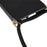For Samsung Galaxy S23 Wheat Straw Biodegradable Phone Case Soft TPU Drop Protection Cover with Adjustable Lanyard - Black - 5