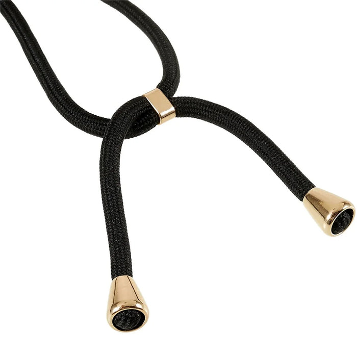 For Samsung Galaxy S23 Wheat Straw Biodegradable Phone Case Soft TPU Drop Protection Cover with Adjustable Lanyard - Black - 6