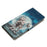 For Samsung Galaxy A34 5G Pattern Printing PU Leather Wallet Case Stand Magnetic Clasp Shockproof Folio Phone Cover with Strap - Two Wolves - 4