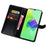 IDEWEI For TECNO Spark 8C 4G Crocodile Texture Phone Flip Cover Magnetic Closure PU Leather Wallet Stand Phone Case - Black - 2