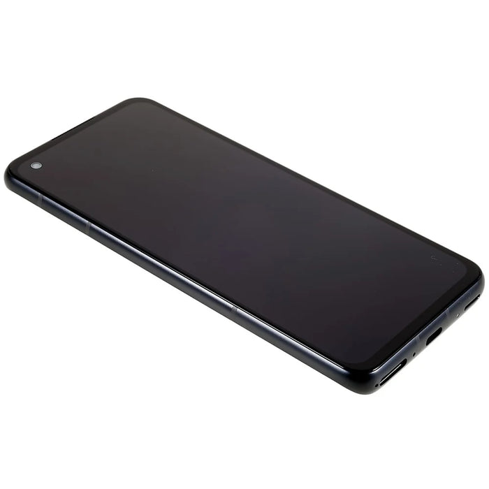 For Asus Zenfone 8 / Zenfone 8z ZS590KS OEM Grade S AMOLED Screen and Digitizer Assembly + Frame Part (without Logo) - Black - 4