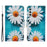 For Samsung Galaxy A54 5G Cross Texture PU Leather Wallet Case Magnetic Closure Pattern Printing Flip Stand Phone Cover with Strap - Chrysanthemum - 1