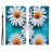 For Samsung Galaxy A34 5G Pattern Printing PU Leather Phone Case Cross Texture Wallet Stand Magnetic Closure Cover with Strap - Chrysanthemum - 1