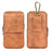 PULOKA PU Leather Hanging Waist Bag Phone Pouch Coin Pen Carrying Bag Phone Case for Cell Phones Under 7.2 Inch - Yellowish-brown - 1
