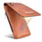 PULOKA PU Leather Waist Bag Vertical Style Zipper Pockets Belt Loop Phone Case Pouch - Brown - 3
