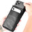 PULOKA PU Leather Waist Bag Vertical Style Zipper Pockets Belt Loop Phone Case Pouch - Brown - 7
