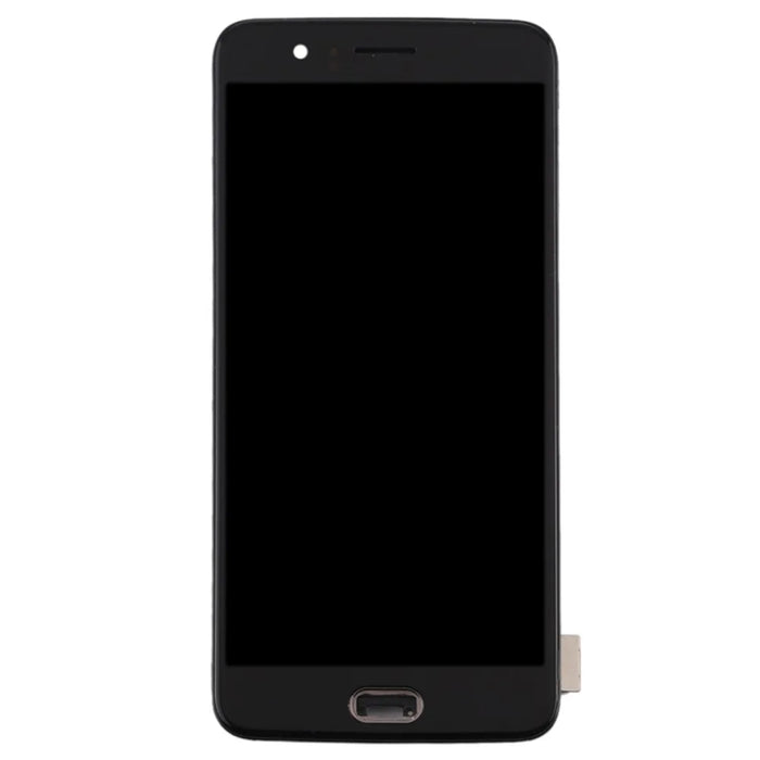 For OnePlus 5 Grade C OLED Screen and Digitizer Assembly + Frame (without Logo) - Black - 2