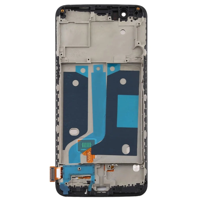 For OnePlus 5 Grade C OLED Screen and Digitizer Assembly + Frame (without Logo) - Black - 3