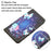 For Samsung Galaxy A54 5G Cross Texture PU Leather Wallet Case Pattern Printing Magnetic Closure Stand Phone Cover with Strap - Butterfly - 5
