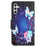 For Samsung Galaxy A54 5G Cross Texture PU Leather Wallet Case Pattern Printing Magnetic Closure Stand Phone Cover with Strap - Butterfly - 7