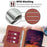For TCL 40R 5G Shockproof Magnetic PU Leather Flip Phone Case RFID Blocking Wallet Stand Folio Cover - Brown - 5