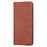 For TCL 40R 5G Shockproof Magnetic PU Leather Flip Phone Case RFID Blocking Wallet Stand Folio Cover - Brown - 6
