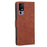 For TCL 40R 5G Shockproof Magnetic PU Leather Flip Phone Case RFID Blocking Wallet Stand Folio Cover - Brown - 7