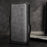 For TCL 40R 5G Imprinted Triangle Pattern PU Leather Flip Phone Wallet Case Stand Anti-wear Smartphone Cover with Hand Strap - Black - 5