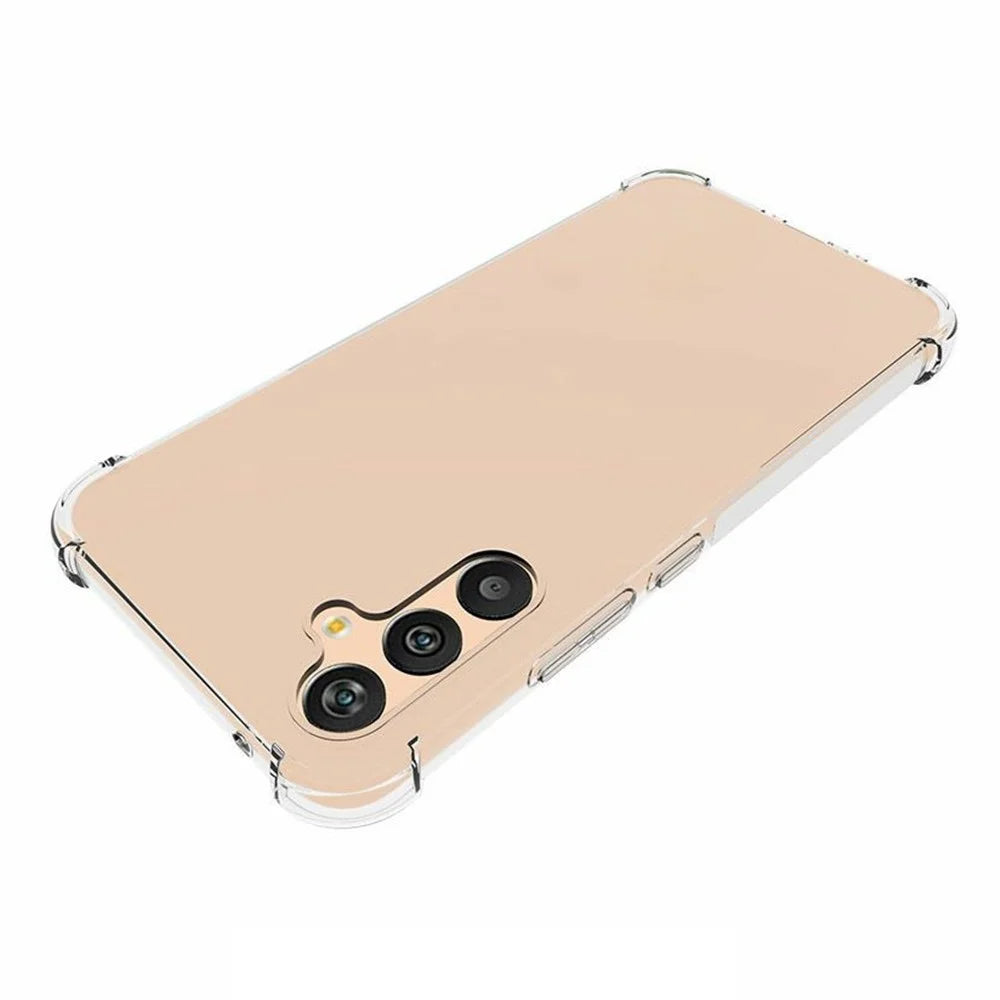 For Samsung Galaxy A34 5G Anti-Dust Thickened Corner Clear Soft TPU Phone Case Non-Slip Mobile Phone Back Cover Shell - 5
