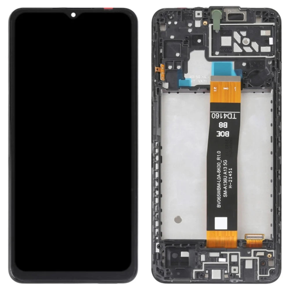 For Samsung Galaxy A04s 4G (164.7mm) A047F Grade B LCD Screen and Digitizer Assembly + Frame Replacement Part (without Logo) - 1