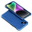ELEMENT BOX 3-Piece Design Phone Case for iPhone 14, Hard PC Back Metal Frame Anti-scratch Protective Cover - Blue   /   Blue - 1