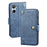 IDEWEI For Realme 10 4G Fine Texture PU Leather Phone Case Shockproof Inner TPU Stand Wallet Flip Cover - Blue - 1