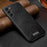 SULADA For Samsung Galaxy S23+ PU Leather Coated TPU + PC Anti-drop Phone Case Mobile Phone Cover - Black - 2