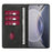 For vivo X90 Pro 5G Calf Texture PU Leather Magnetic Auto-absorbed Phone Case Full Protection Inner TPU Cover with Wallet Stand - Black - 3
