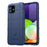 For Samsung Galaxy A04e 4G / F04 4G / M04 4G Anti-scratch Phone Case Rugged Square Grid Texture Shockproof Soft TPU Back Cover - Blue - 1