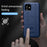 For Samsung Galaxy A04e 4G / F04 4G / M04 4G Anti-scratch Phone Case Rugged Square Grid Texture Shockproof Soft TPU Back Cover - Blue - 3