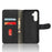 Phone Case For Samsung Galaxy A54 5G Skin-Touch Feeling Flip Leather Wallet Cover Foldable Stand - Black - 4