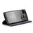 CASEME 013 Series For Samsung Galaxy S23 Stand Function PU Leather Wallet Case Magnetic Auto-absorbed Phone Case - Black - 3