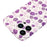 For iPhone 13 Pro Max 6.7 inch Flower Pattern Printing IMD TPU Phone Case Drop-proof Smartphone Cover with Lanyard - Violet - 3