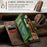 CASEME 008 Series for Samsung Galaxy S23 Multi-Functional PU Leather Foldable Stand Cover Detachable Magnetic Zipper Wallet Case - Brown - 6