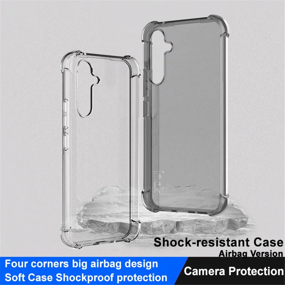 IMAK For Samsung Galaxy A54 5G Four Corner Airbag Shockproof Case Soft TPU Anti-drop Anti-scratch Cover - Transparent - 3