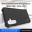 IMAK For Samsung Galaxy A54 5G Four Corners Airbag Drop-proof Case Soft TPU Matte Surface Protective Cover - Black - 2